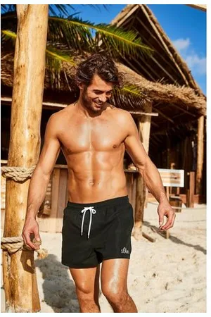 QS by s.Oliver Zwemshort met complementair kleurdesign