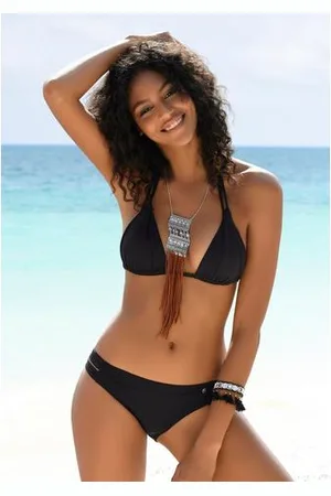 QS by s.Oliver Triangel-bikinitop Spain met plooi en dubbele bandjes