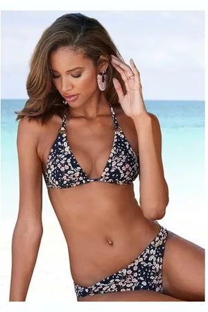 Lascana Triangel-bikinitop Blair met sierringen bij de bandjes