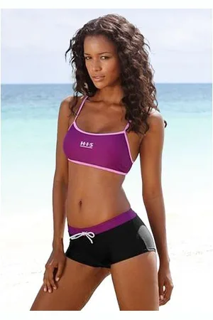 H.I.S Bustierbikini met contrastdetails