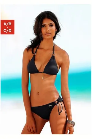 Lascana Triangel-bikinitop Italy met sierringen