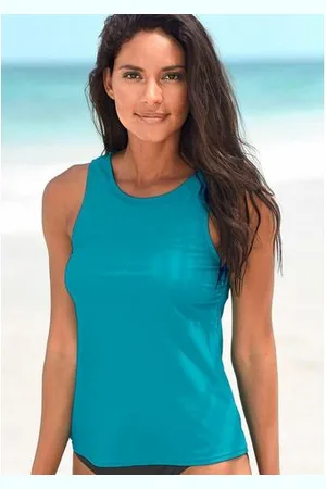 Lascana Zwemshirt met onderbuste-elastiek