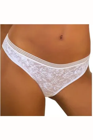 Lascana Bikinibroekje rondom van fijn kant in gebloemde look