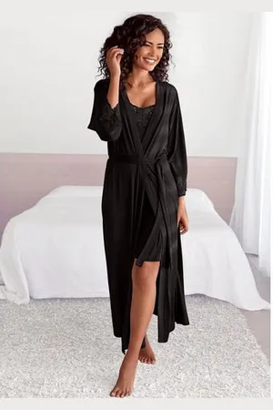 Lascana Kimono met chique kanten details