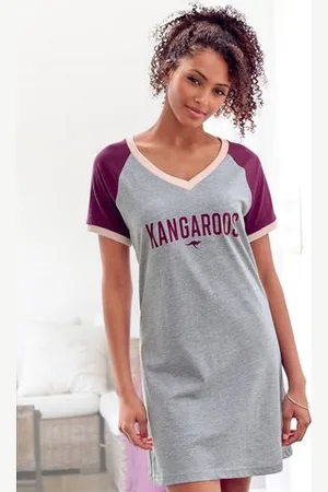 KangaROOS Big-shirt met contrastkleurige raglanmouwen