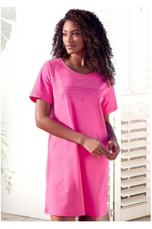 KangaROOS Big-shirt met slogan-frontprint