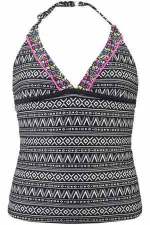 Buffalo Tankini met etnoprint en contrastdetails