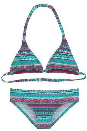 Buffalo Triangelbikini Lux Kids met abstracte print
