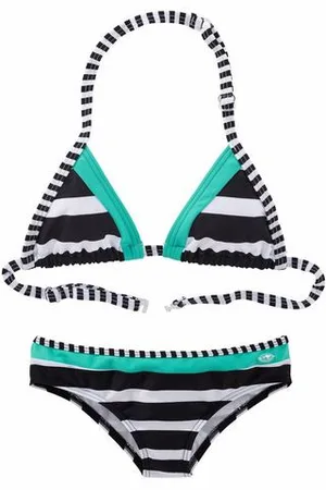 KangaROOS Triangelbikini Anita Kids met blokstrepen