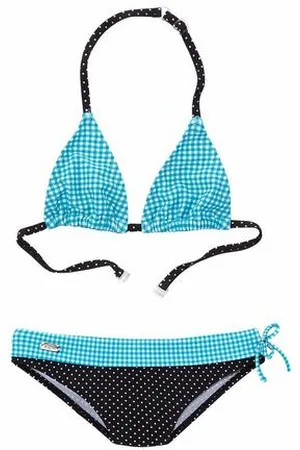 Buffalo Triangelbikini met motievenmix van ruit en stippen