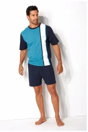 H.I.S Shortama met brede strepen (2-delig, 1 stuk)