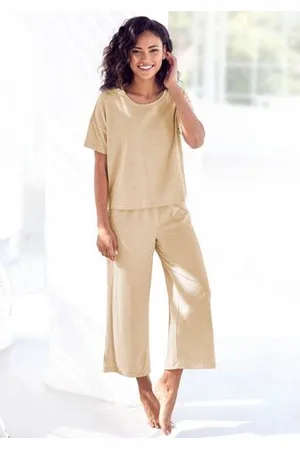 VIVANCE DREAMS Pyjama in zachte ribkwaliteit (2-delig, 1 stuk)