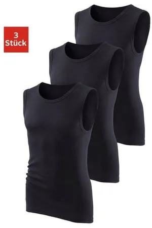 H.I.S Muscle-shirt zonder zijnaden optimale pasvorm (3-delig)