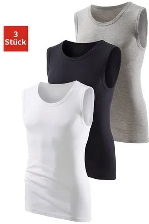 H.I.S Muscle-shirt zonder zijnaden optimale pasvorm (3-delig)