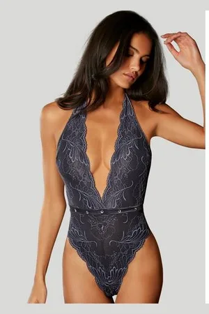 Lascana Body ANTONELLA van elegante kant met glitteraccessoires, sexy dessous