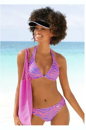 Venice Beach Bikinibroekje Fjella met aangerimpelde inzetten