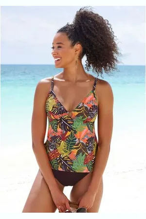 vivance collection Tankini met tropisch printdesign