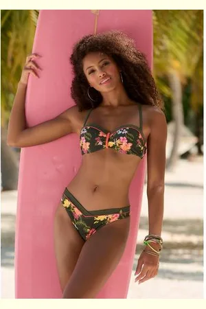 Lascana Beugelbikinitop in bandeaumodel Tahiti met 4 draagvarianten