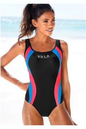 Venice Beach Badpak Met logoprint en colourblocking-inzetten