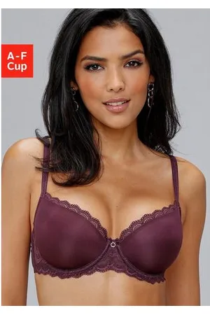Lascana Bh met steuncups Evita met fijne kanten rand, dessous