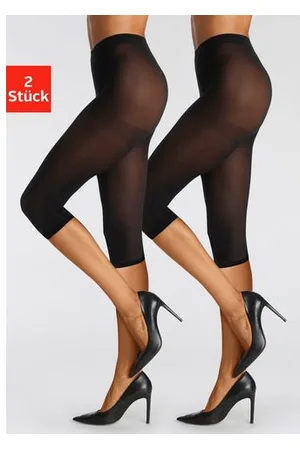 Lascana Legging semi ondoorzichtig (set, 2 stuks)