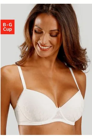 Lascana Bh met steuncups Chiara met grafisch netmotief, dessous