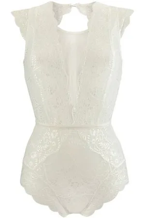 Lascana Body van transparante kant en netinzetten, sexy dessous
