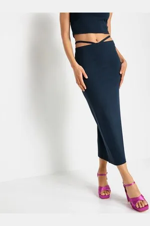 Lascana Midirok van zacht ribmateriaal
