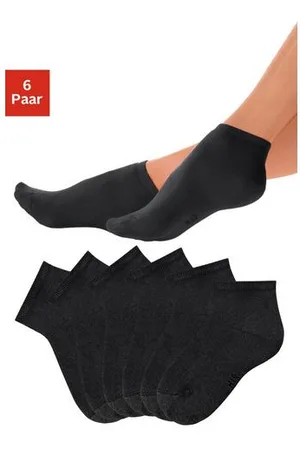 H.I.S Korte sokken met heerlijk zachte frottébinnenkant (set, 6 paar)