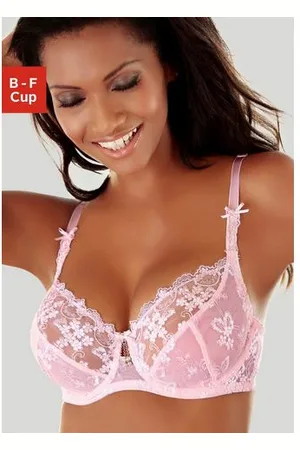 Lascana Beugel-bh met transparant geborduurd kant, dessous