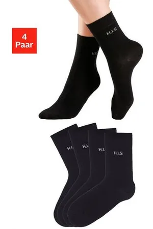 H.I.S Sokken zonder snijdende boord (set, 4 paar)