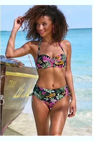 vivance collection Beugelbikinitop in bandeaumodel Leilani in gedraaide look