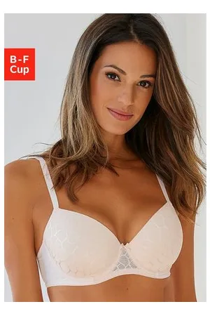 Lascana Bh met steuncups Chiara met grafisch netmotief, dessous