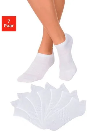Lascana Sneakersokken in piqué-look (set, 7 paar)