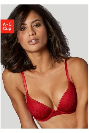 QS by s.Oliver Push-up-bh in een glanzende look, sexy dessous