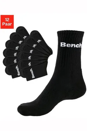 Bench Tennissokken met voetbekleding (set, 12 paar)