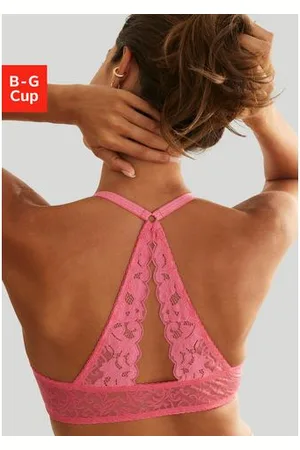 Lascana Bh met steuncups Premium Dessous met prachtige kanten achterkant en voorsluiting, ondergoed