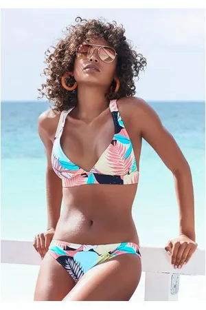 Lascana Triangel-bikinitop Layne met racerback