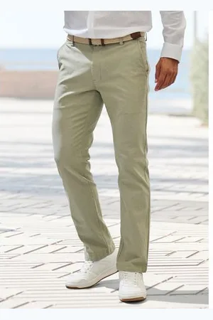 john devin Chino Regular-fit, lange Oxford broek