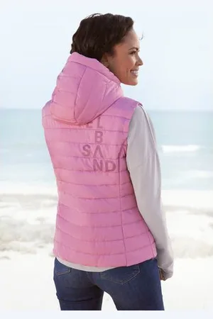 ELBSAND Bodywarmer met afneembare capuchon