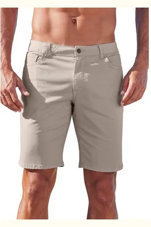 john devin Chino-short Regular fit 5-pocket chino-shorts van elastische katoenkwaliteit