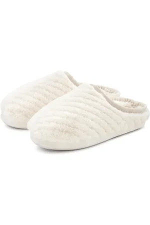 vivance collection Pantoffels Pantolette, pantoffel clog van zacht textiel VEGAN