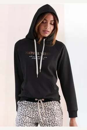 Lascana Hoodie met kangoeroezak, loungepak
