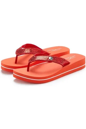 Venice Beach Badslippers Sandaal, pantoletten, badschoenen ultralicht met glitterband VEGAN