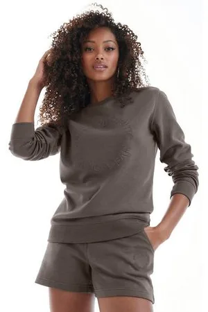 Bench Sweatshirt Met geborduurd logo met ronde logostiksel, loungewear