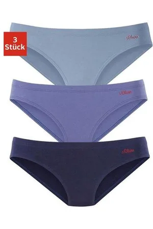 QS by s.Oliver Bikinibroekje elastische katoenkwaliteit (3 stuks)