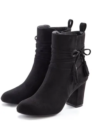 Lascana Laarsjes met blokhak, high-heel enkellaars, enkellaarsjes, laarzen