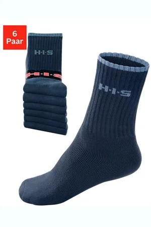 H.I.S Sportsokken met frotté & verstevigde drukzones (set, 6 paar)
