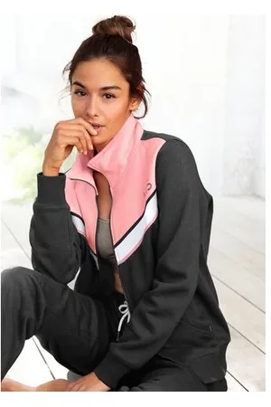 H.I.S Sweatvest met contraststrepen, loungepak