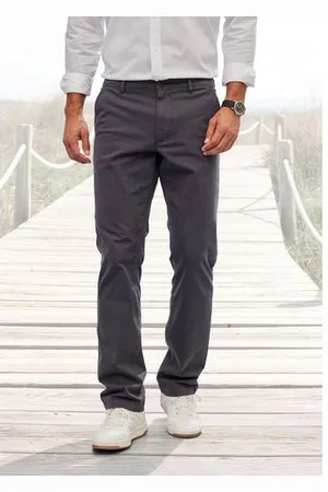 H.I.S Chino Regular fit lange broek, van elastische katoenkwaliteit